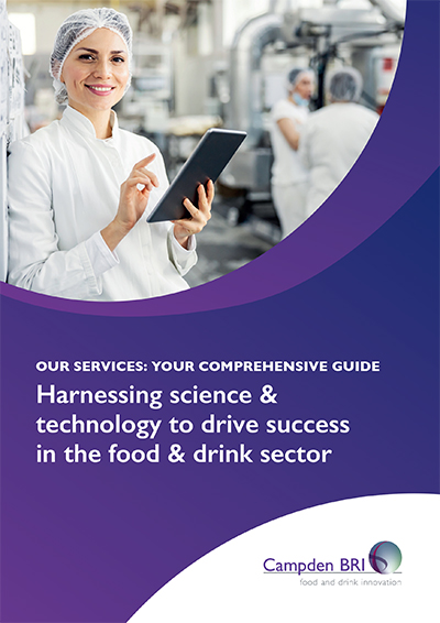 Services brochure front cover