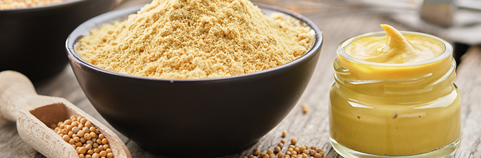 Mustard in seed, powder and sauce form