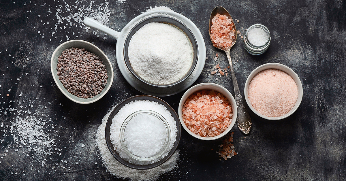 Selection of salt in different forms
